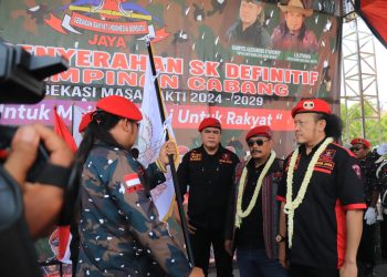 Ketua DPD GRIB Jawa Barat, Gabryel Alexander Etwiorry, Hadiri Deklarasi GRIB Jaya Kabupaten Bekasi